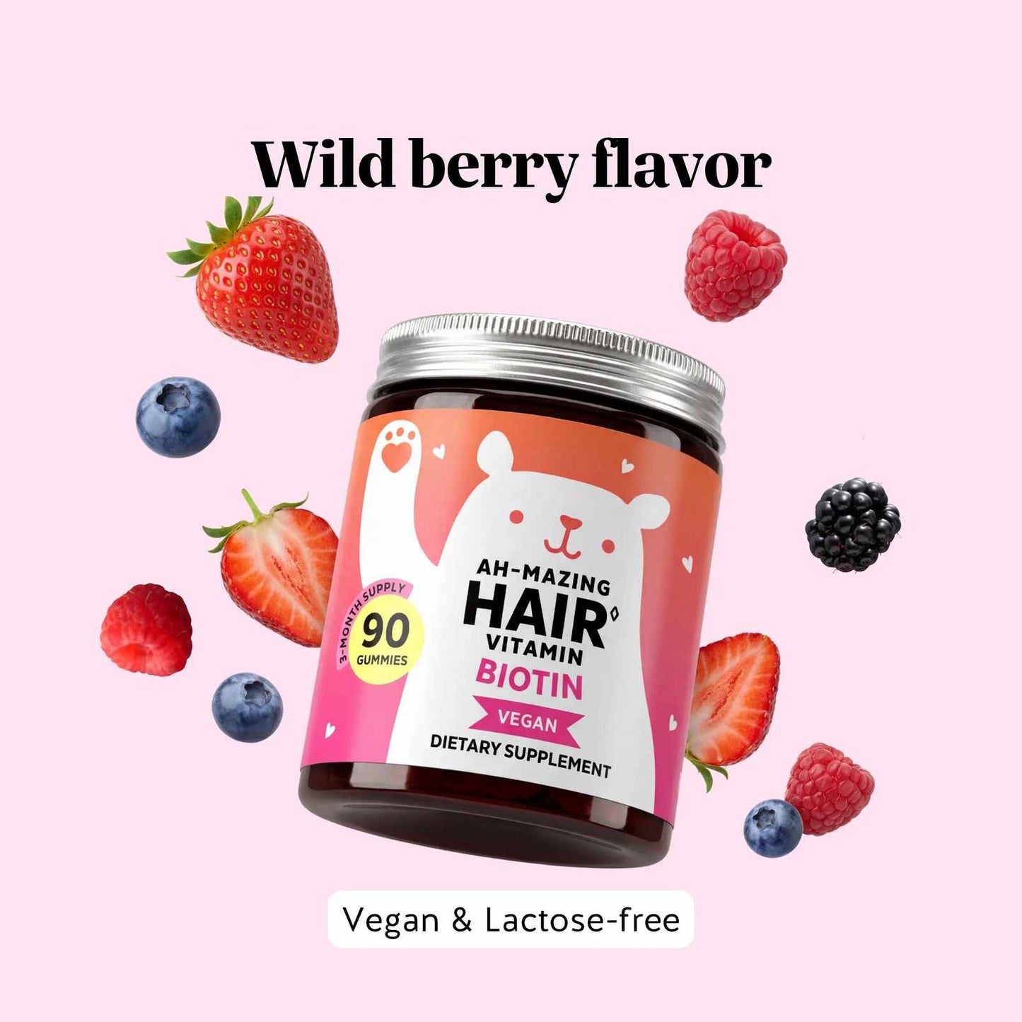 Supercharge Your Hair Growth with High-Potency Biotin & Collagen Gummies