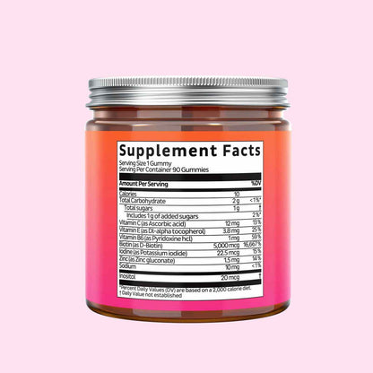 Supercharge Your Hair Growth with High-Potency Biotin & Collagen Gummies