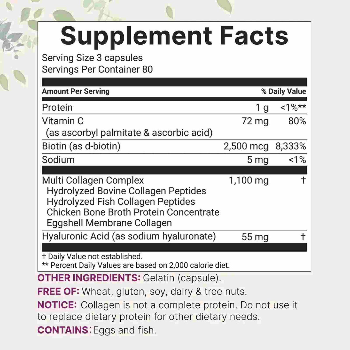 Multi Collagen Peptides Capsules