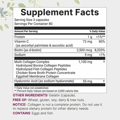 Multi Collagen Peptides Capsules