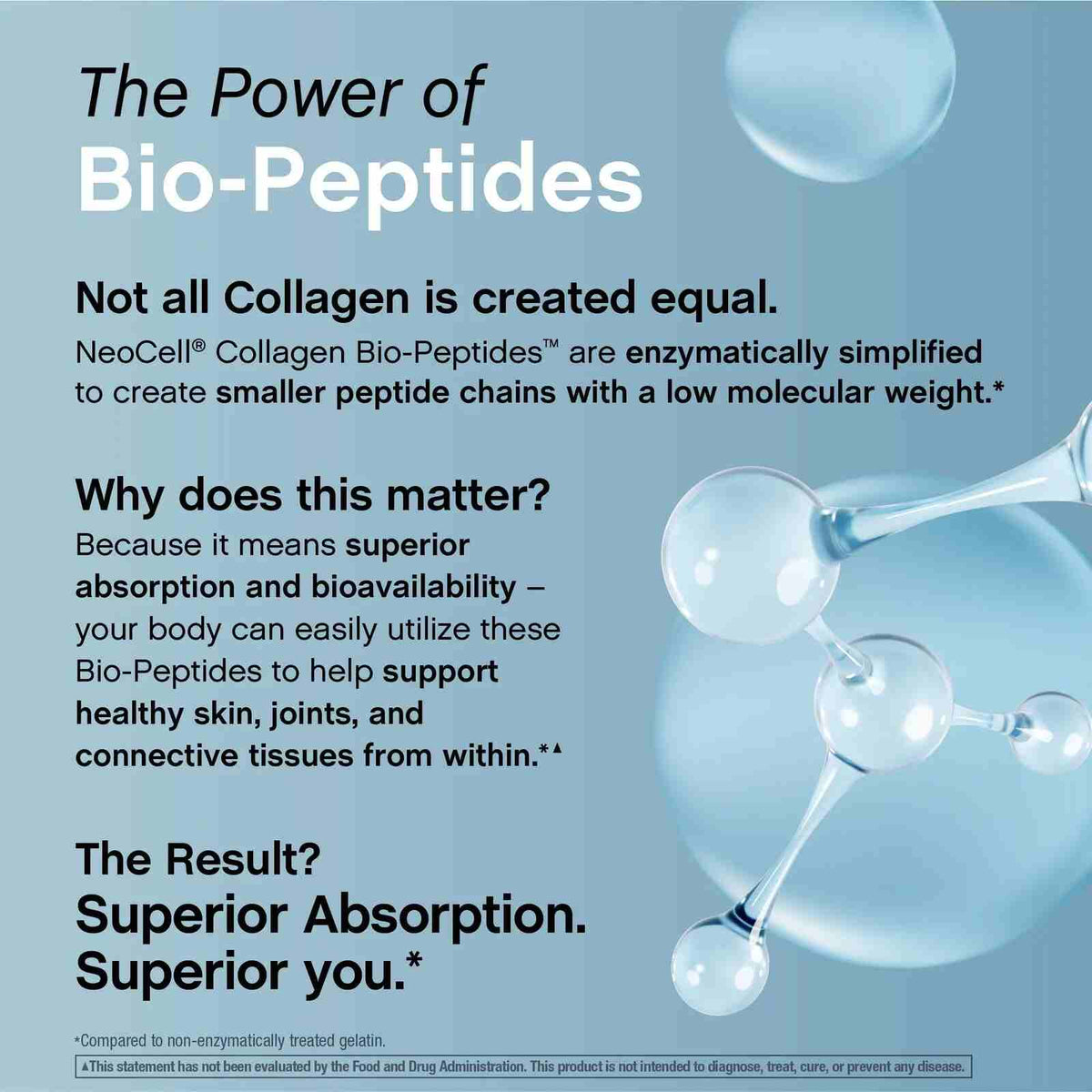 Bio-Peptides Collagen Powder for Superior Absorption & Youthful Skin