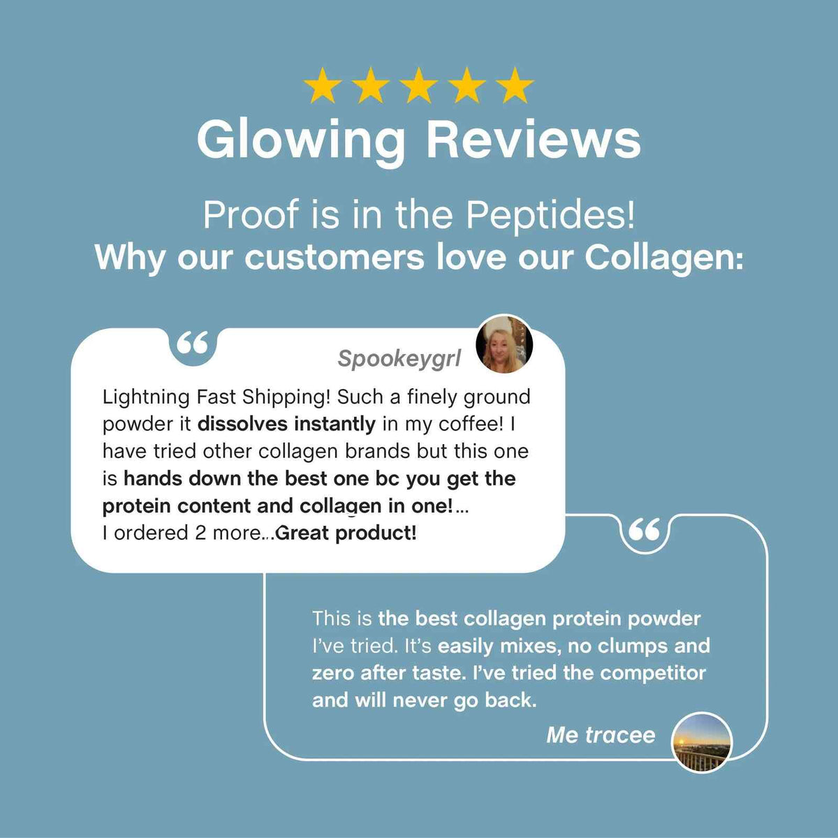 Bio-Peptides Collagen Powder for Superior Absorption & Youthful Skin