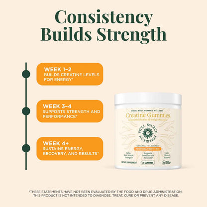Pure Creatine Monohydrate Gummies for Daily Strength & Muscle Energy