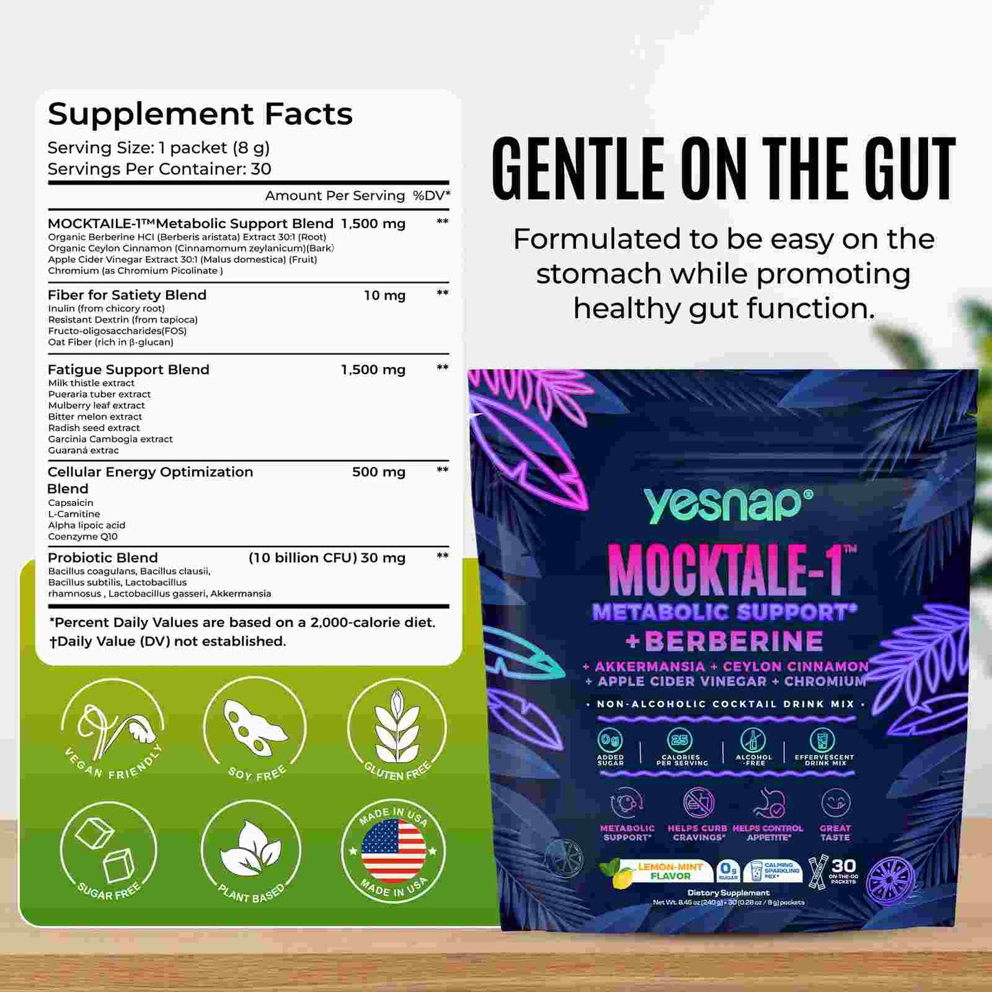 Berberine & Akkermansia Metabolic Support Drink Mix