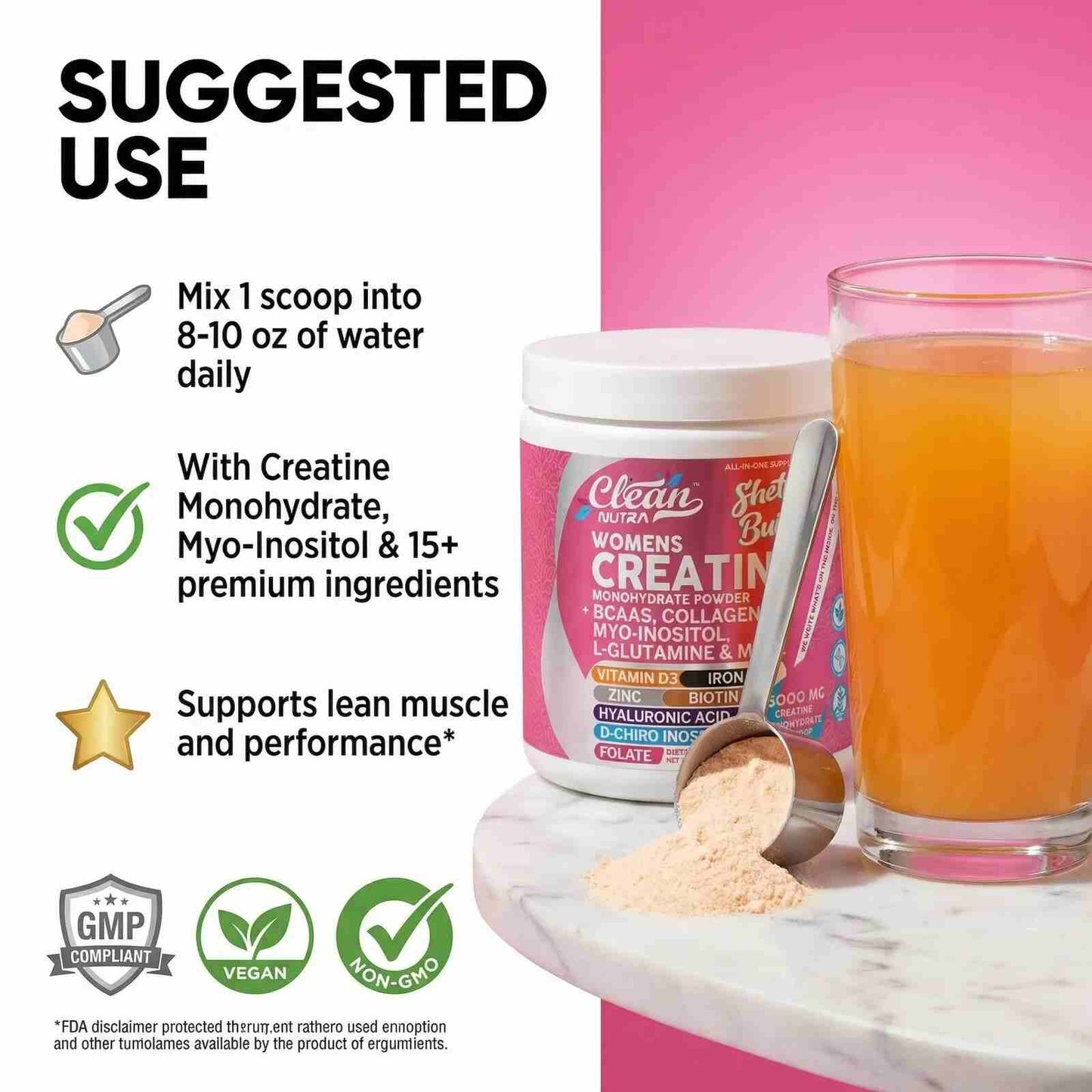 Women's Creatine + Inositol Powder