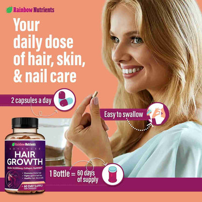 Hair Growth Supplement for Thicker, Fuller Hair