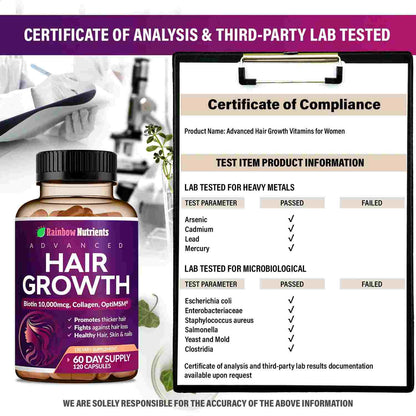 Hair Growth Supplement for Thicker, Fuller Hair