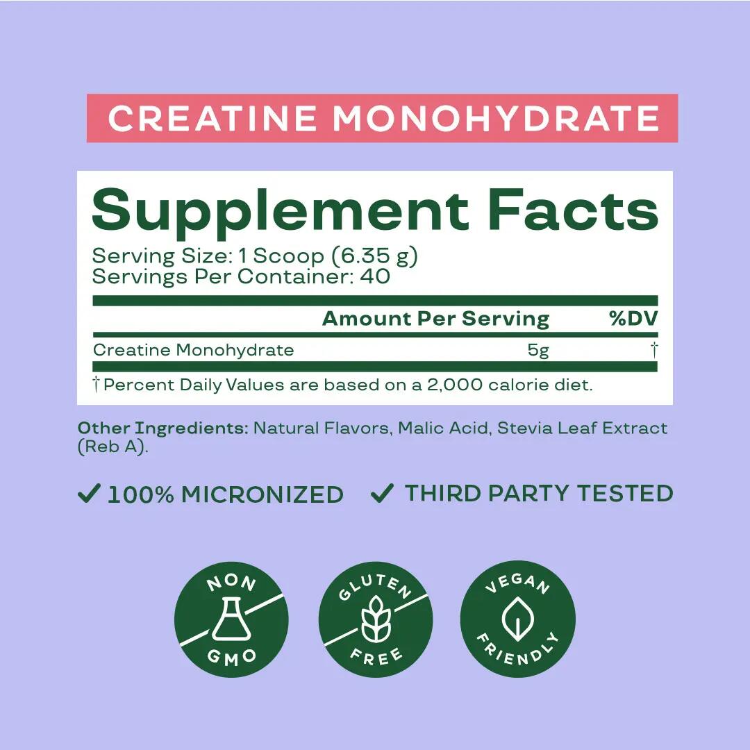 Fuel Your Energy, Focus & Muscle Recovery with Pure Micronized Creatine