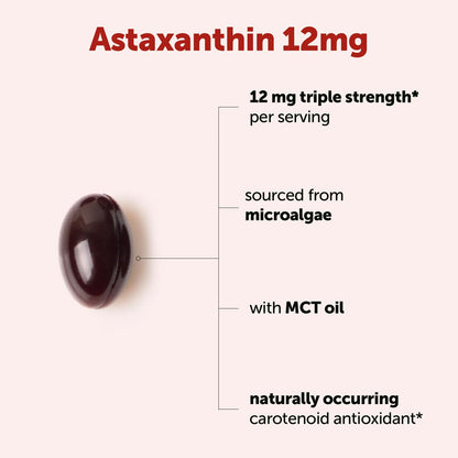 Premium Astaxanthin 12mg – Ultimate Antioxidant & Cellular Health Support
