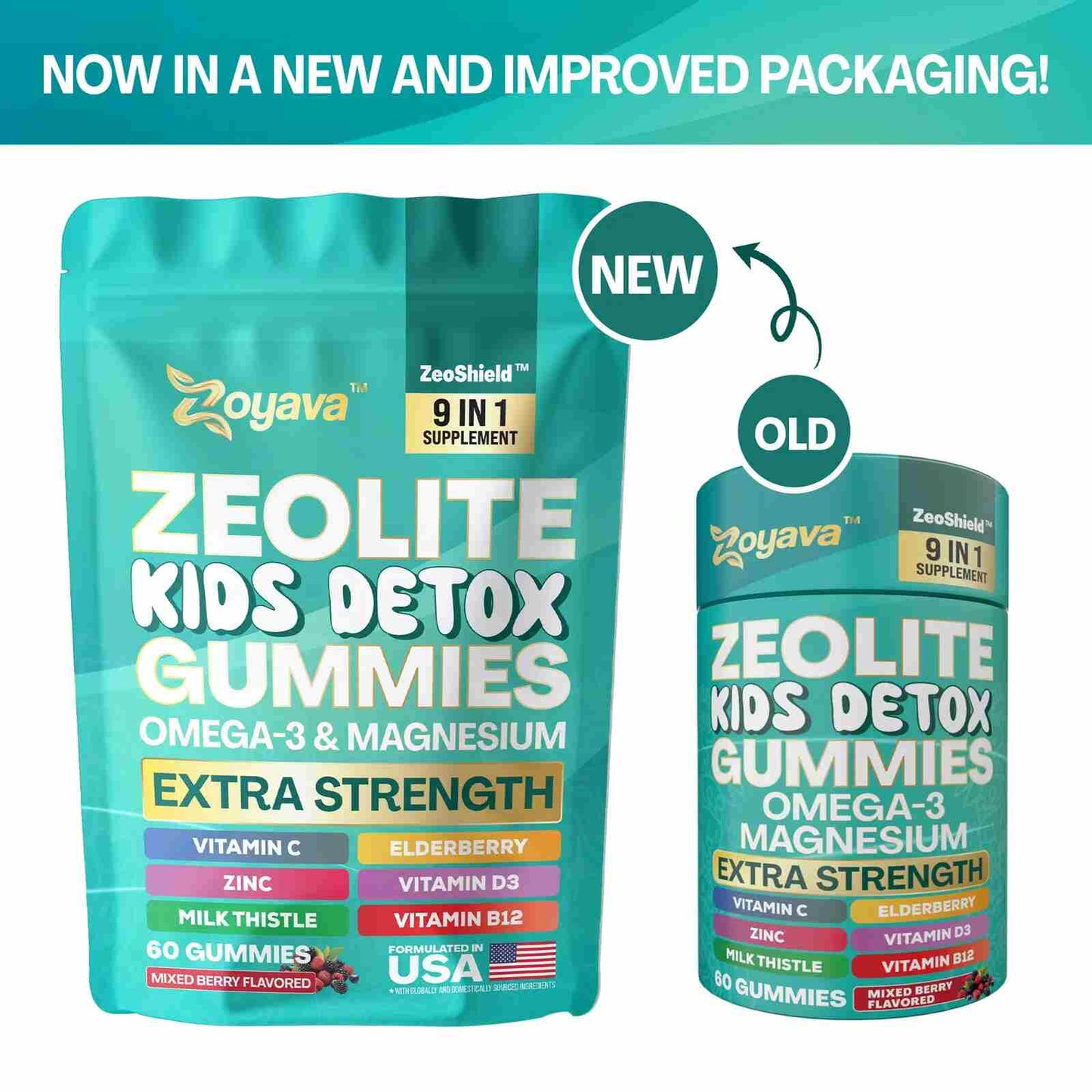 Deep Cellular Heavy Metal Detox & Immune Support Zeolite Gummies