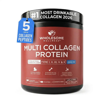 All-in-One Multi Collagen Protein Powder – Hydrolyzed Types I, II, III, V & X