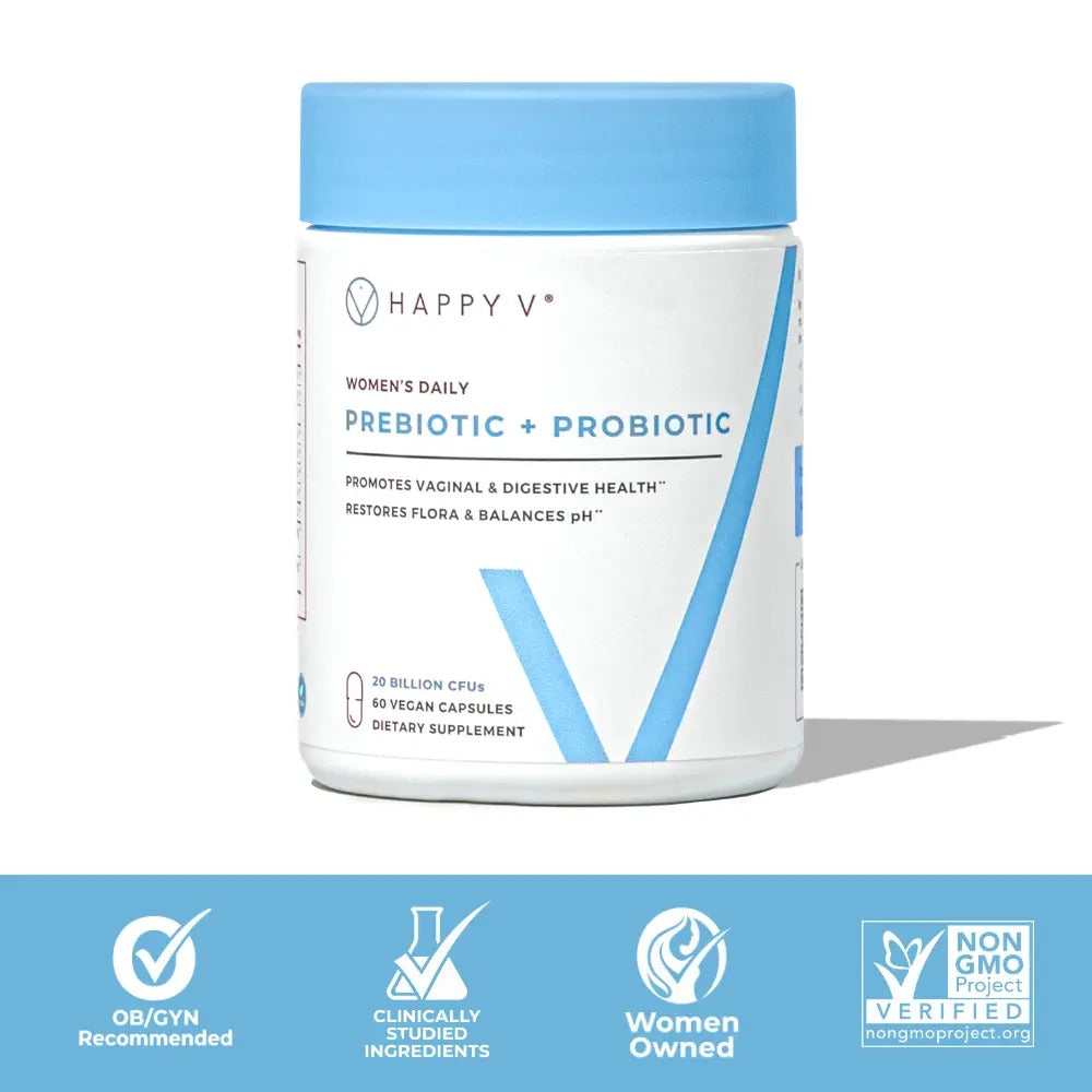 Clinically Proven Women's Prebiotic & Probiotic for Vaginal Health