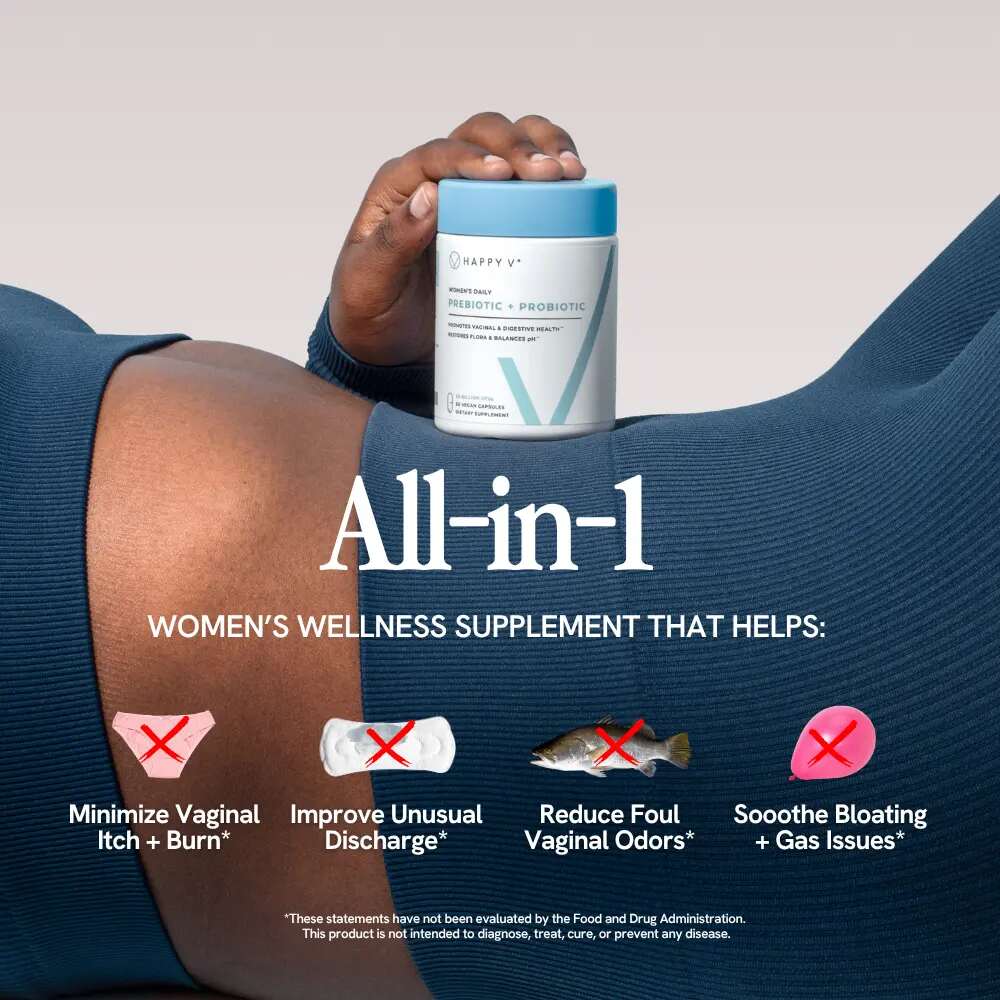 Clinically Proven Women's Prebiotic & Probiotic for Vaginal Health