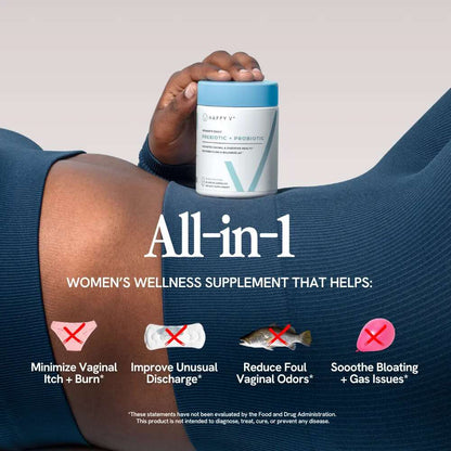 Clinically Proven Women's Prebiotic & Probiotic for Vaginal Health