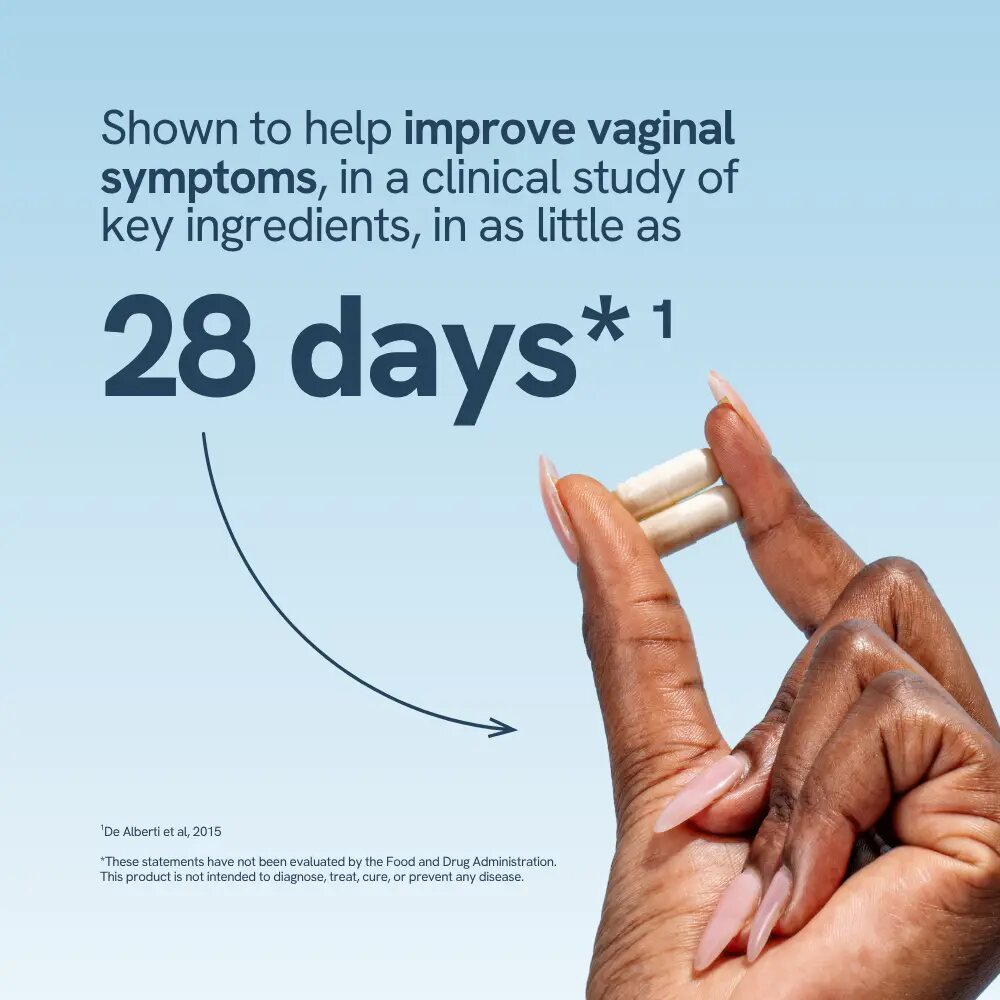 Clinically Proven Women's Prebiotic & Probiotic for Vaginal Health