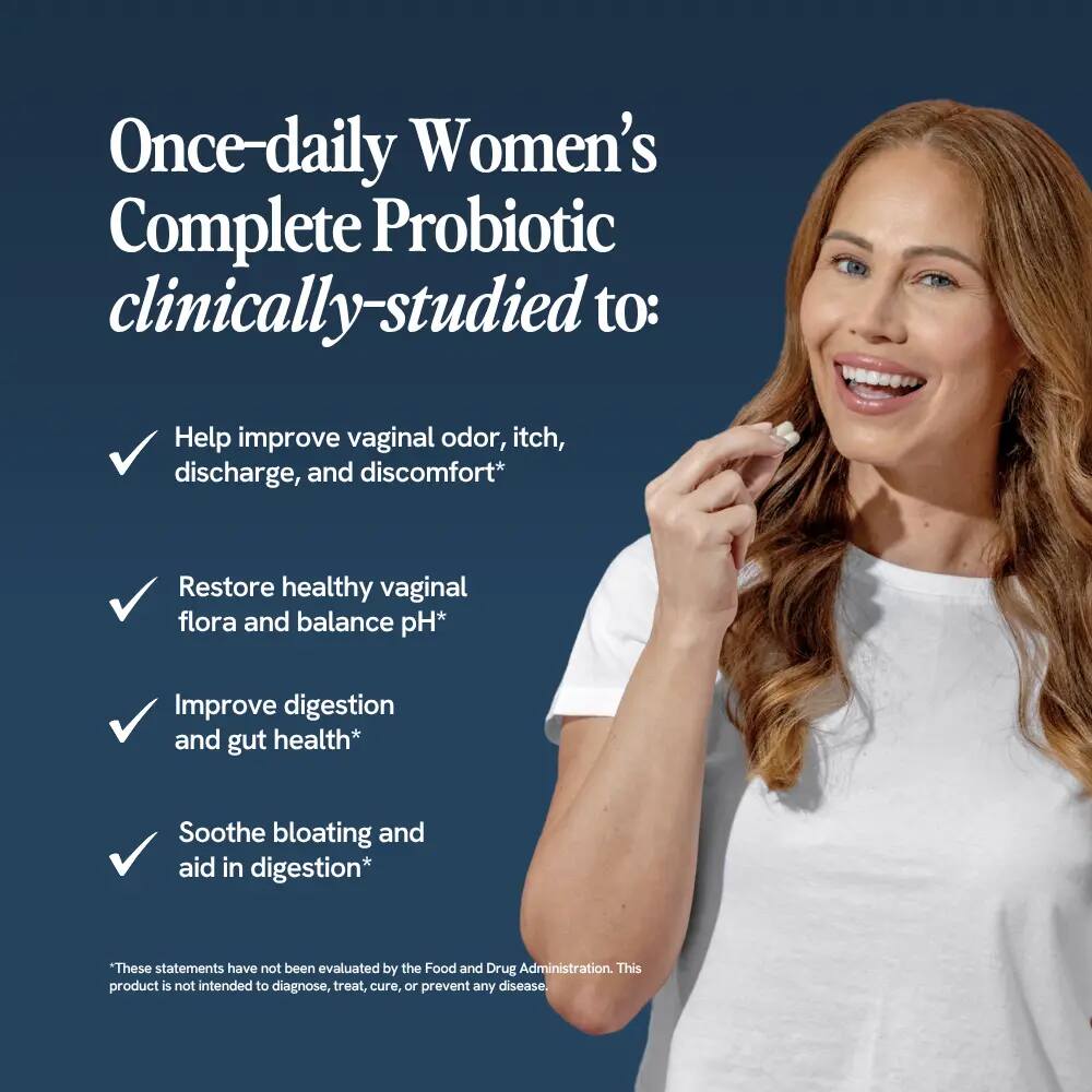 Clinically Proven Women's Prebiotic & Probiotic for Vaginal Health