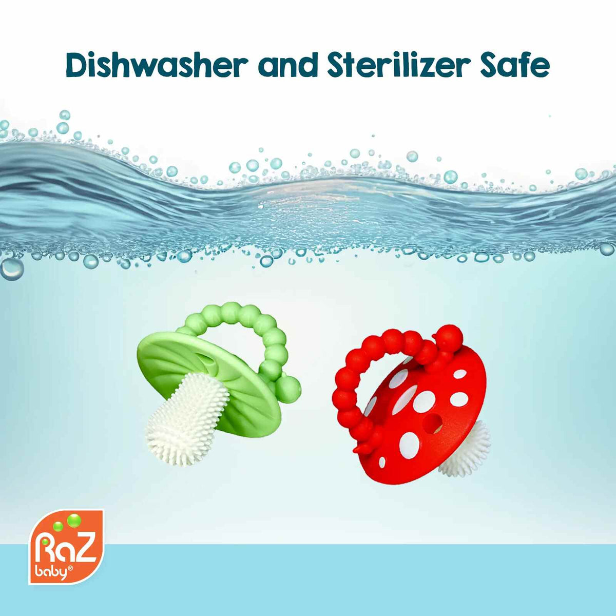[BUY 1 GET 3 FREE] Gentle Soothing & Teething Relief Silicone Baby Pacifier