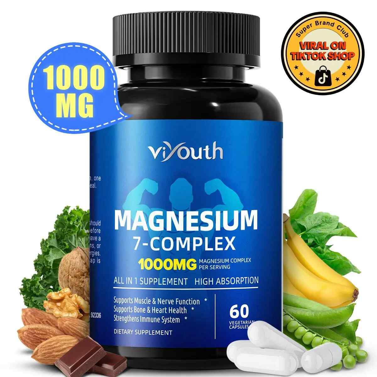 High-Absorption Magnesium Glycinate Capsules