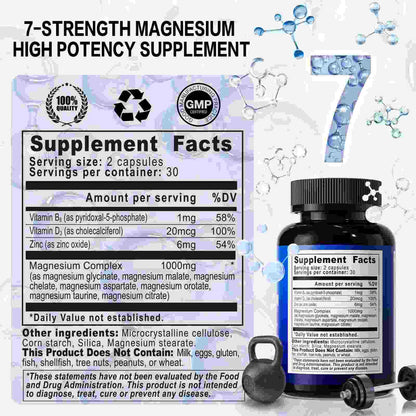 High-Absorption Magnesium Glycinate Capsules