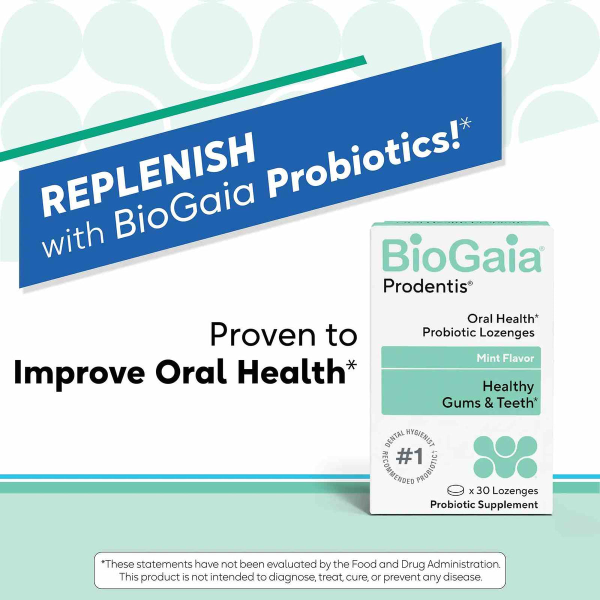 Clinically Proven Oral Probiotic Lozenges for Fresh Breath & Healthy Teeth & Gums