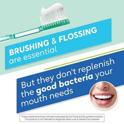Clinically Proven Oral Probiotic Lozenges for Fresh Breath & Healthy Teeth & Gums
