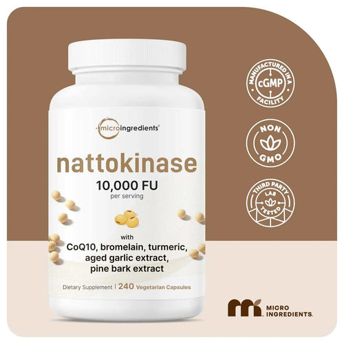 10,000 FU Nattokinase Complex – Premium Circulation & Heart Support