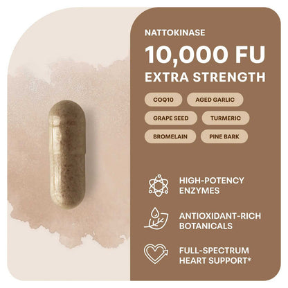 10,000 FU Nattokinase Complex – Premium Circulation & Heart Support