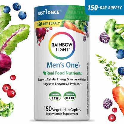 High-Potency Men's Daily Multivitamin & Adaptogen Caplets