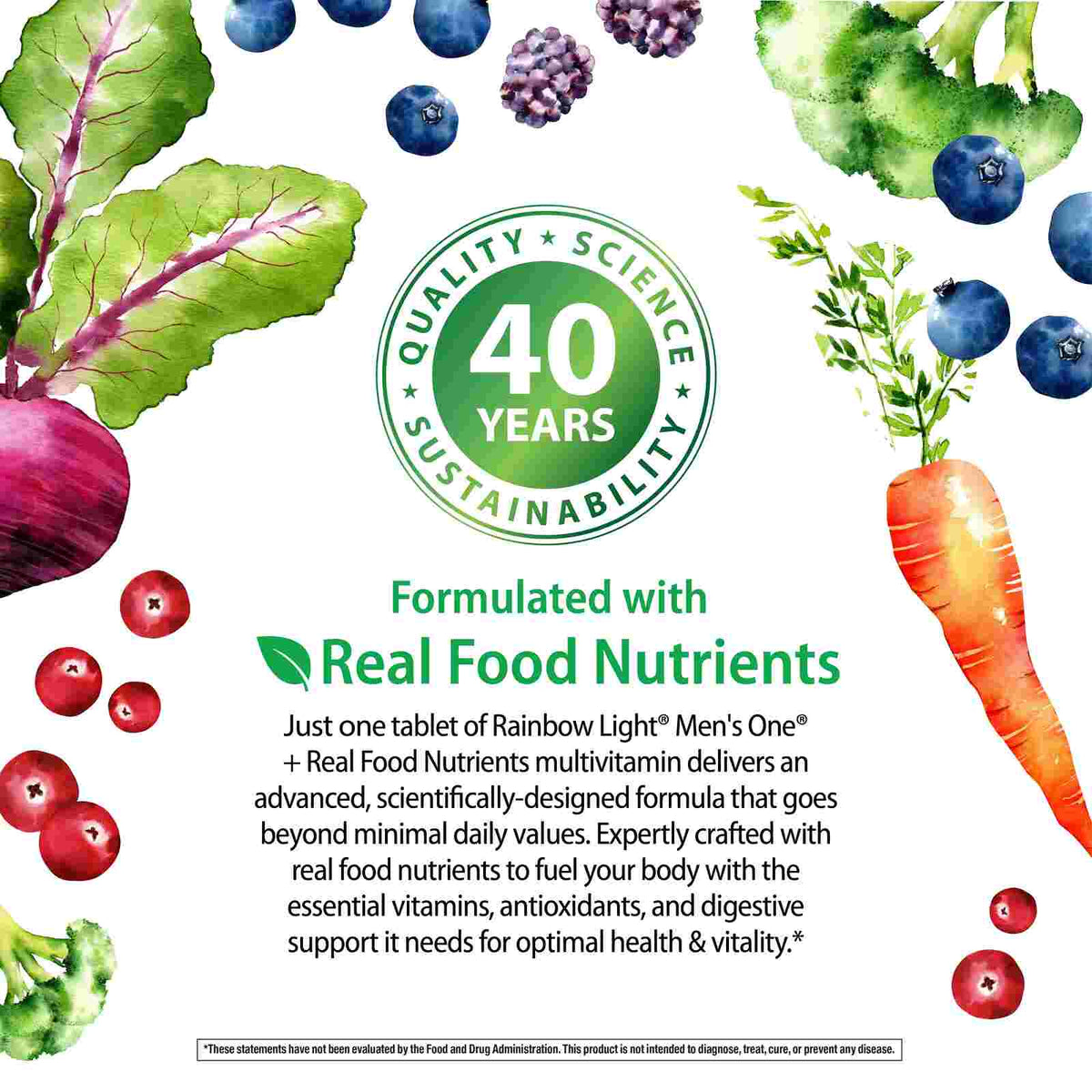 High-Potency Men's Daily Multivitamin & Adaptogen Caplets