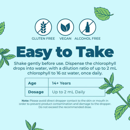 [BUY 1 GET 1 FREE] Pure Liquid Chlorophyll Drops – Natural Body Cleanser & Internal Deodorant