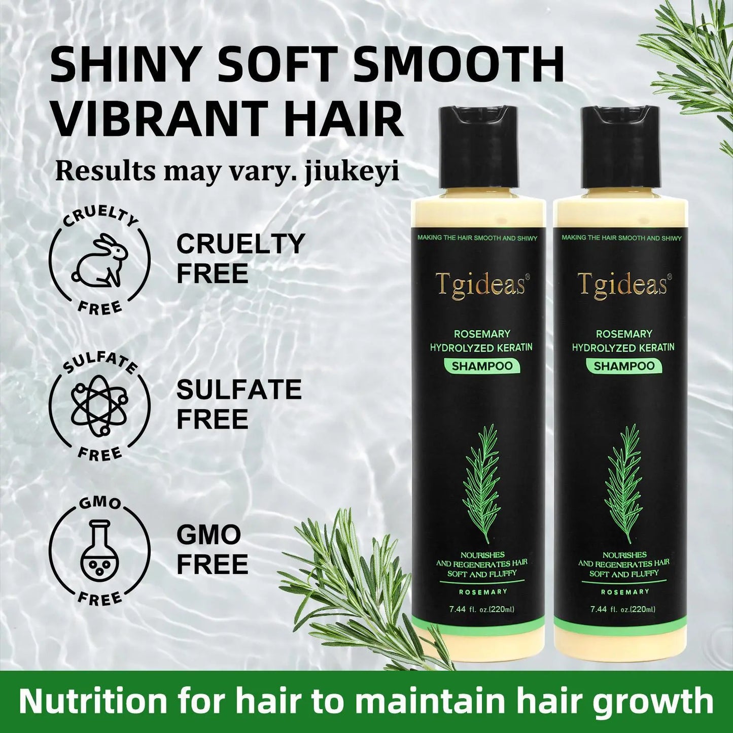 Natural Rosemary & Keratin Hair Growth Shampoo