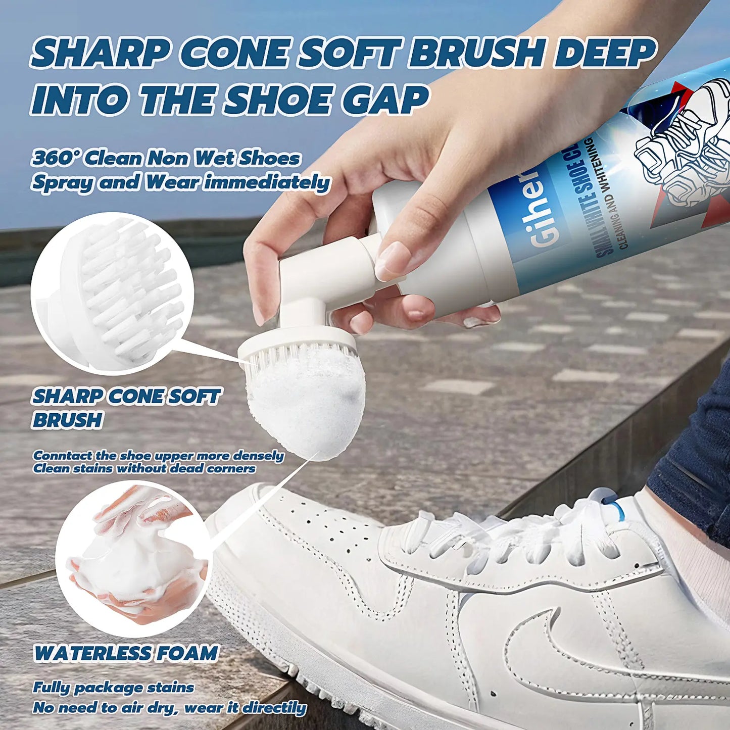 Say Goodbye to Dirty Shoes: The Ultimate Water-Free Instant Sneaker Cleaner!