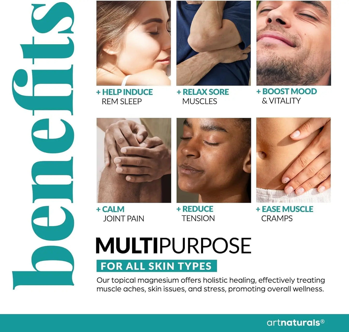 Pure Magnesium Therapy Spray for Natural Muscle & Sleep Relief