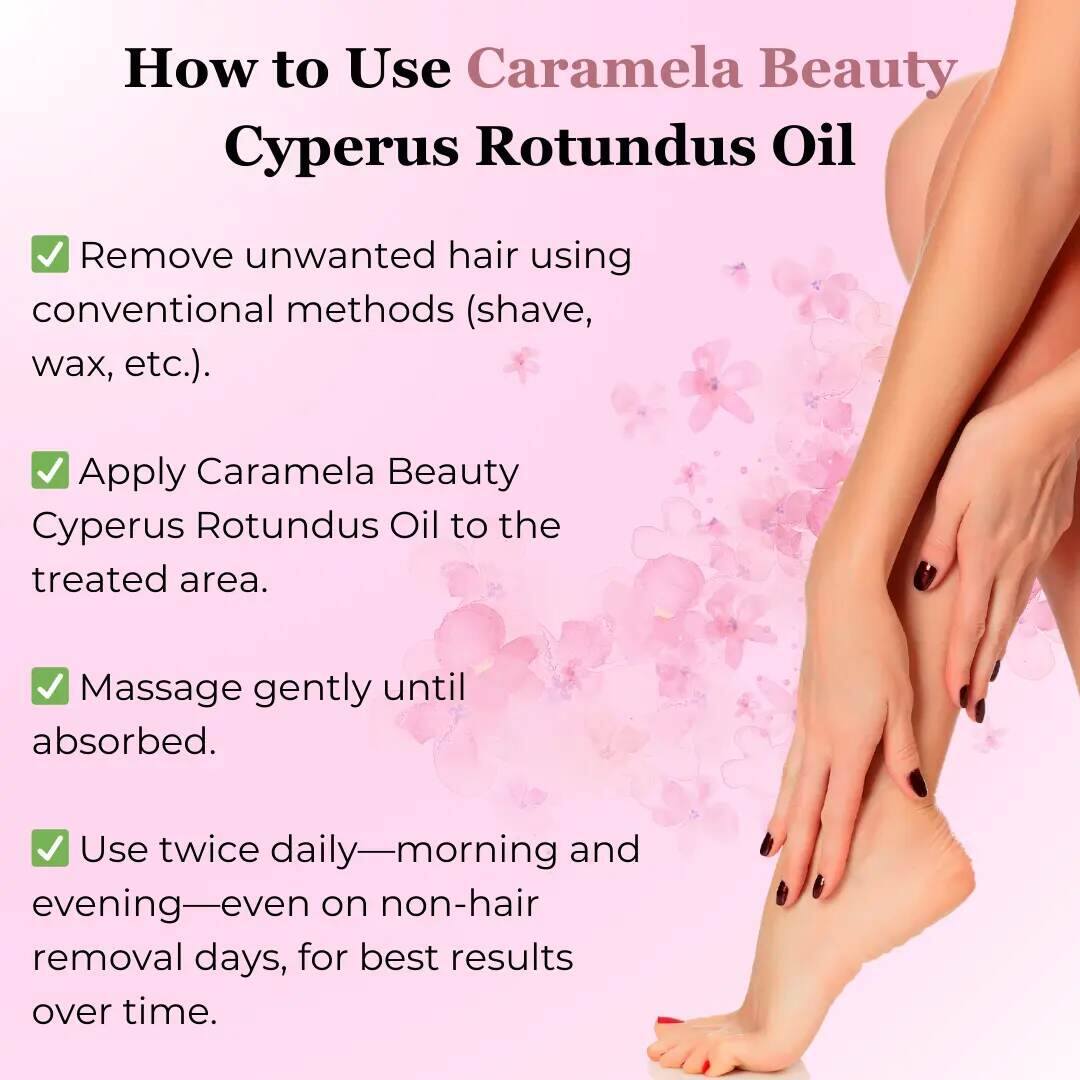 Naturally Smooth Skin Cyperus Rotundus Oil