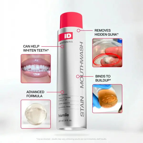 Dual-Action Hydrogen Peroxide Teeth Whitening Mouthwash