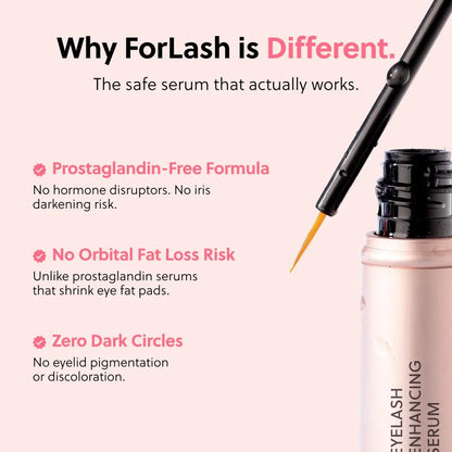 Natural Peptide Eyelash Growth Serum for Longer & Thicker Lashes