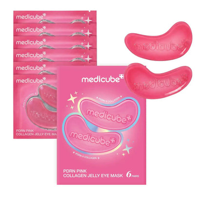 PDRN Pink Collagen Jelly Eye Mask – Instant Depuff & Wrinkle Repair