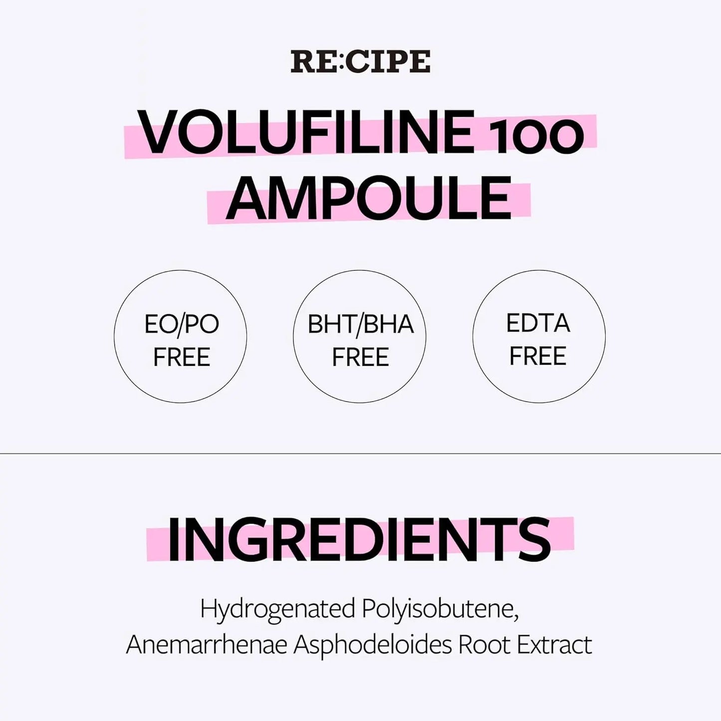 Natural Volume Boosting Volufiline 100% Ampoule