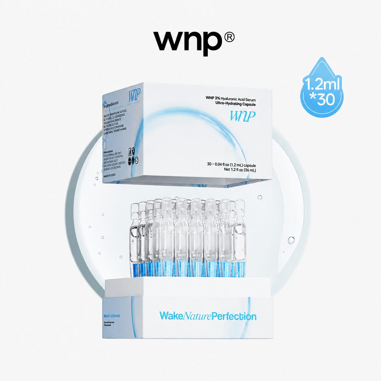 Instant Lock-In 4D Hydration & Pore-Smoothing Anti-Aging Hyaluronic Acid Serum Vials