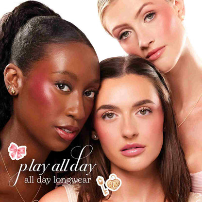 2-in-1 Radiant Cream & Powder Blush Duo with Dual-Ended Brush