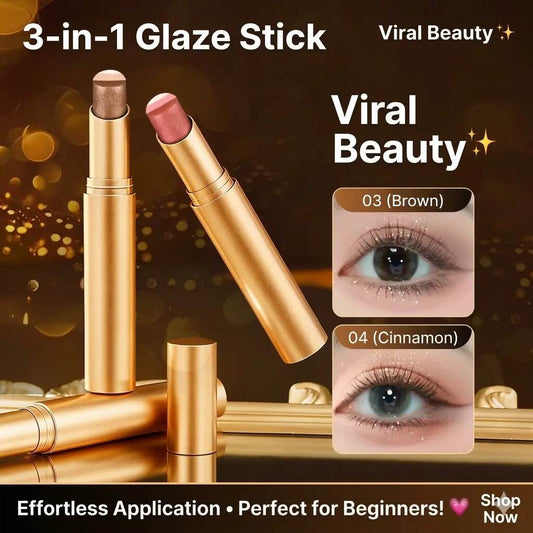 Smudge-Proof Shimmer Eyeshadow Stick
