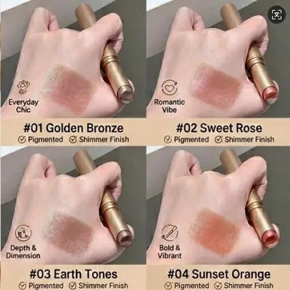 Smudge-Proof Shimmer Eyeshadow Stick