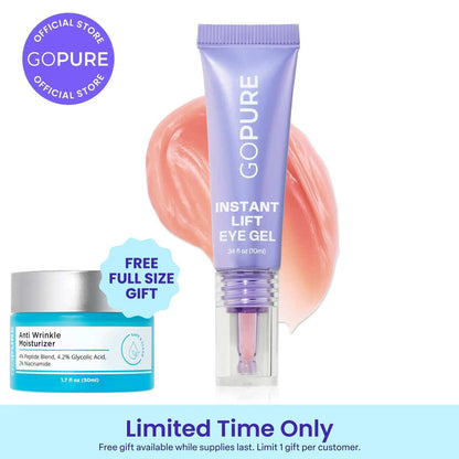 Collagen-Targeting 5-Minute Instant Lift Eye Gel: Visibly Depuff Bags & Wrinkles
