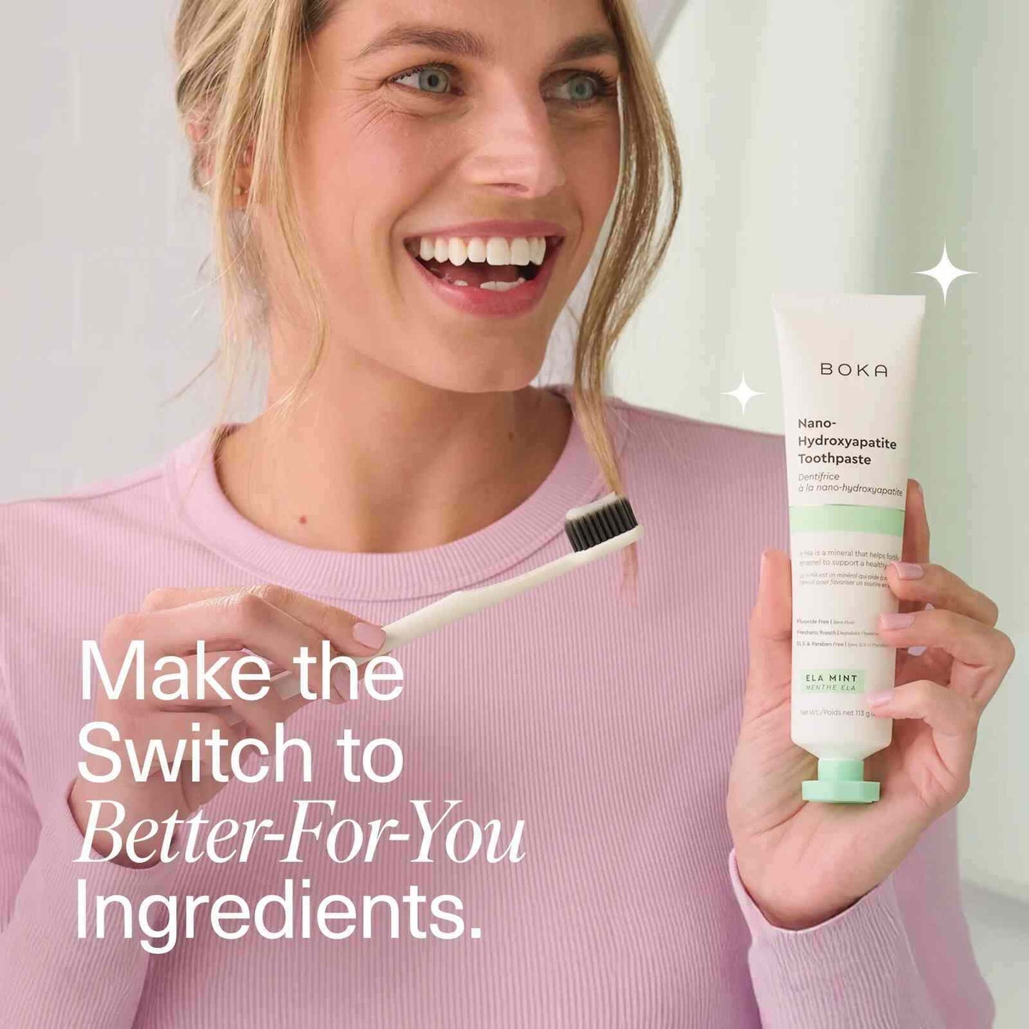 Nano-Hydroxyapatite Toothpaste for Sensitive Teeth