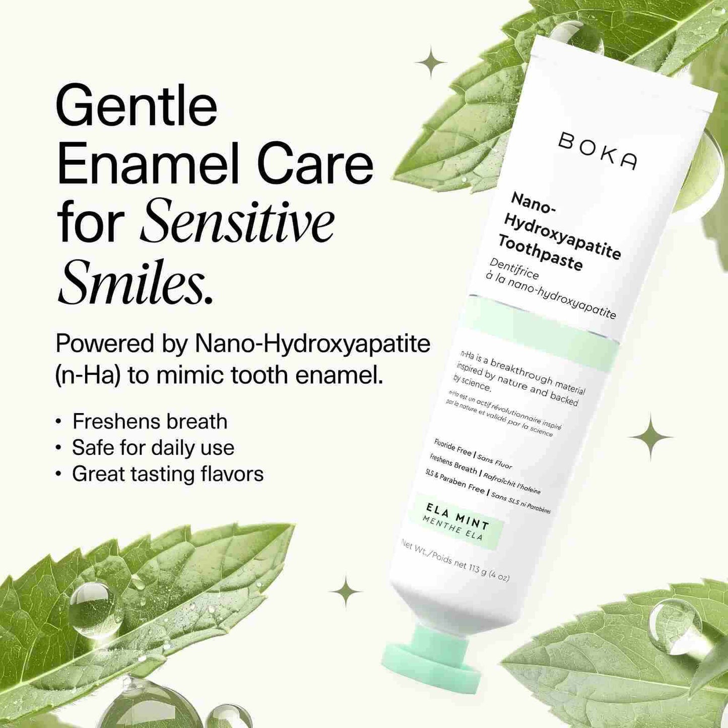 Nano-Hydroxyapatite Toothpaste for Sensitive Teeth