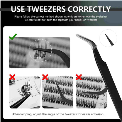 Jelly-Coated Self-Adhesive Lash Kit (with Tweezers)