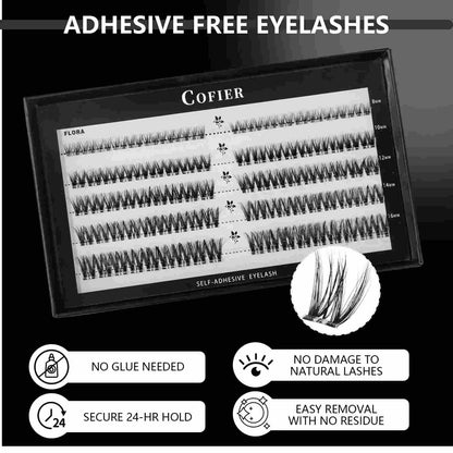Jelly-Coated Self-Adhesive Lash Kit (with Tweezers)
