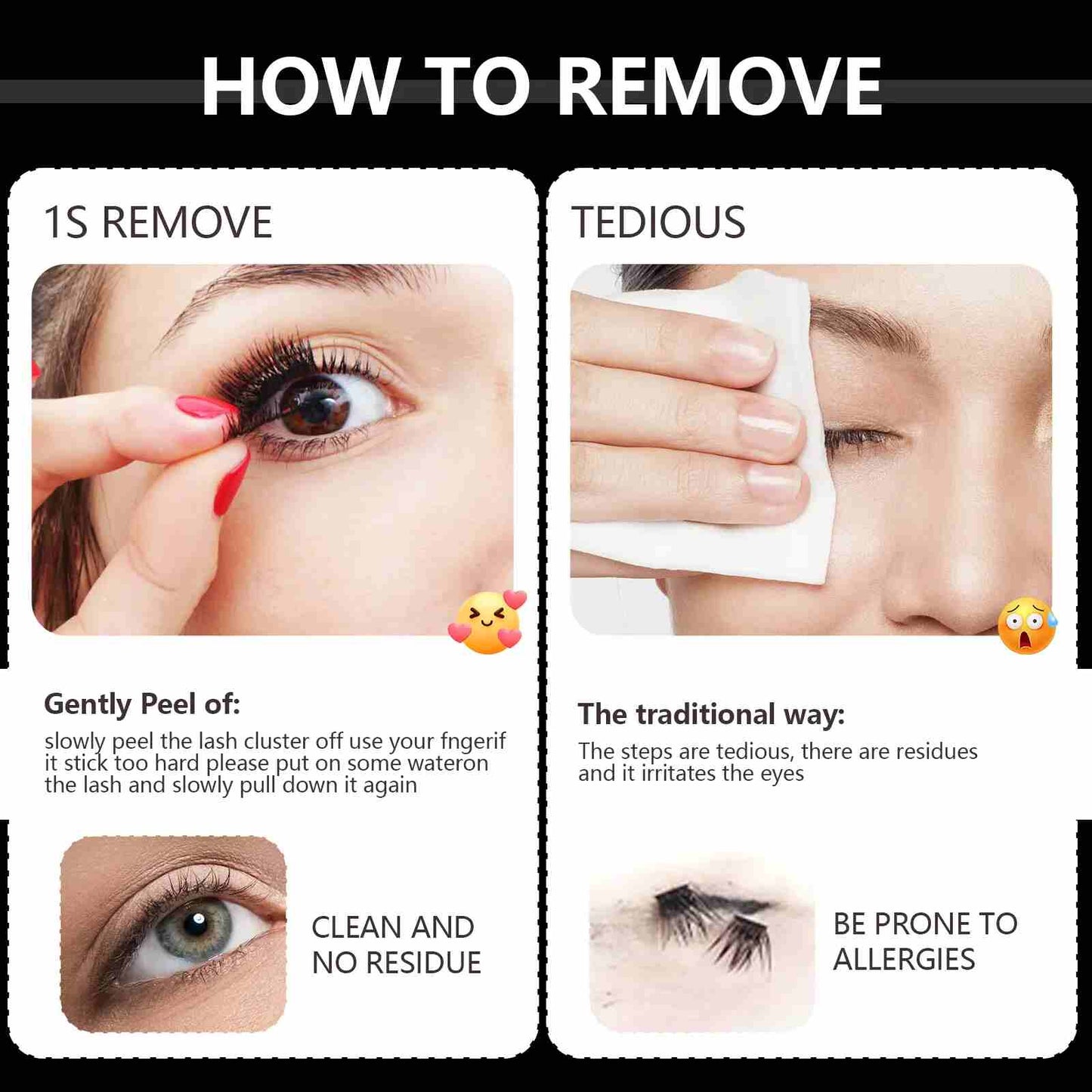 Jelly-Coated Self-Adhesive Lash Kit (with Tweezers)