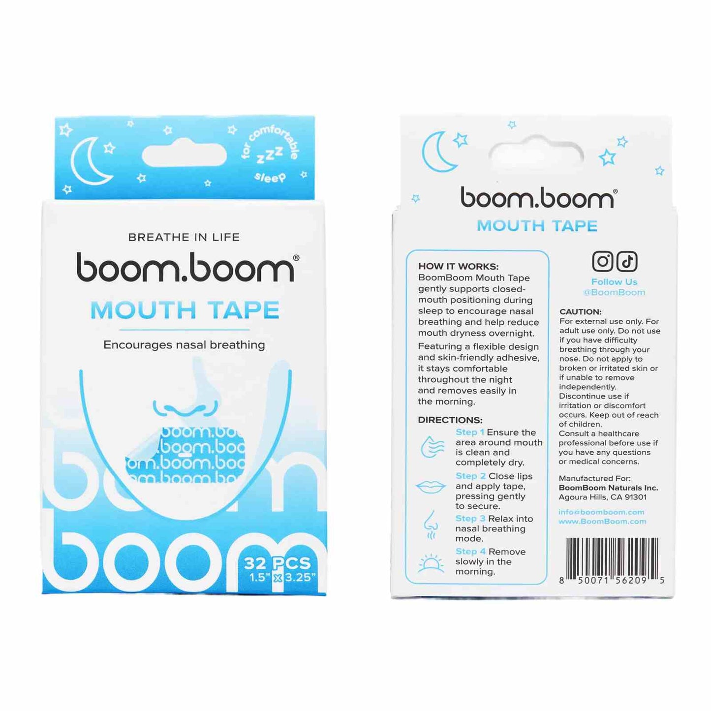 Nasal Breathing Mouth Tape for Snore-Free, Deep Sleep