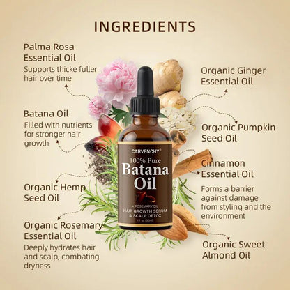 Organic Batana Oil Hair Growth & Repair Serum
